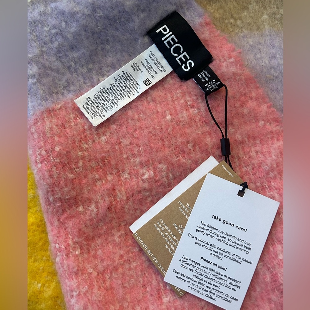 Multicolor Striped Scarf - Picture 2 of 3